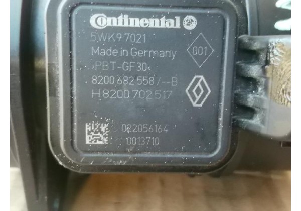 Витратомір повітря Renault 1.5 dci, CONTINENTAL, 5WK97021, 8200682558, 8200702517